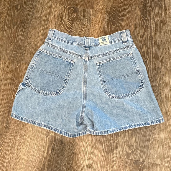 Classic vintage Light Blue Denim Shorts for Women - Picture 3 of 3